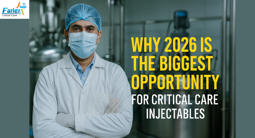 Why 2026 Is the Biggest Opportunity for Critical Care Injectables: Market Growth, Advantages & Farlex Critical Care’s WHO-GMP Strength