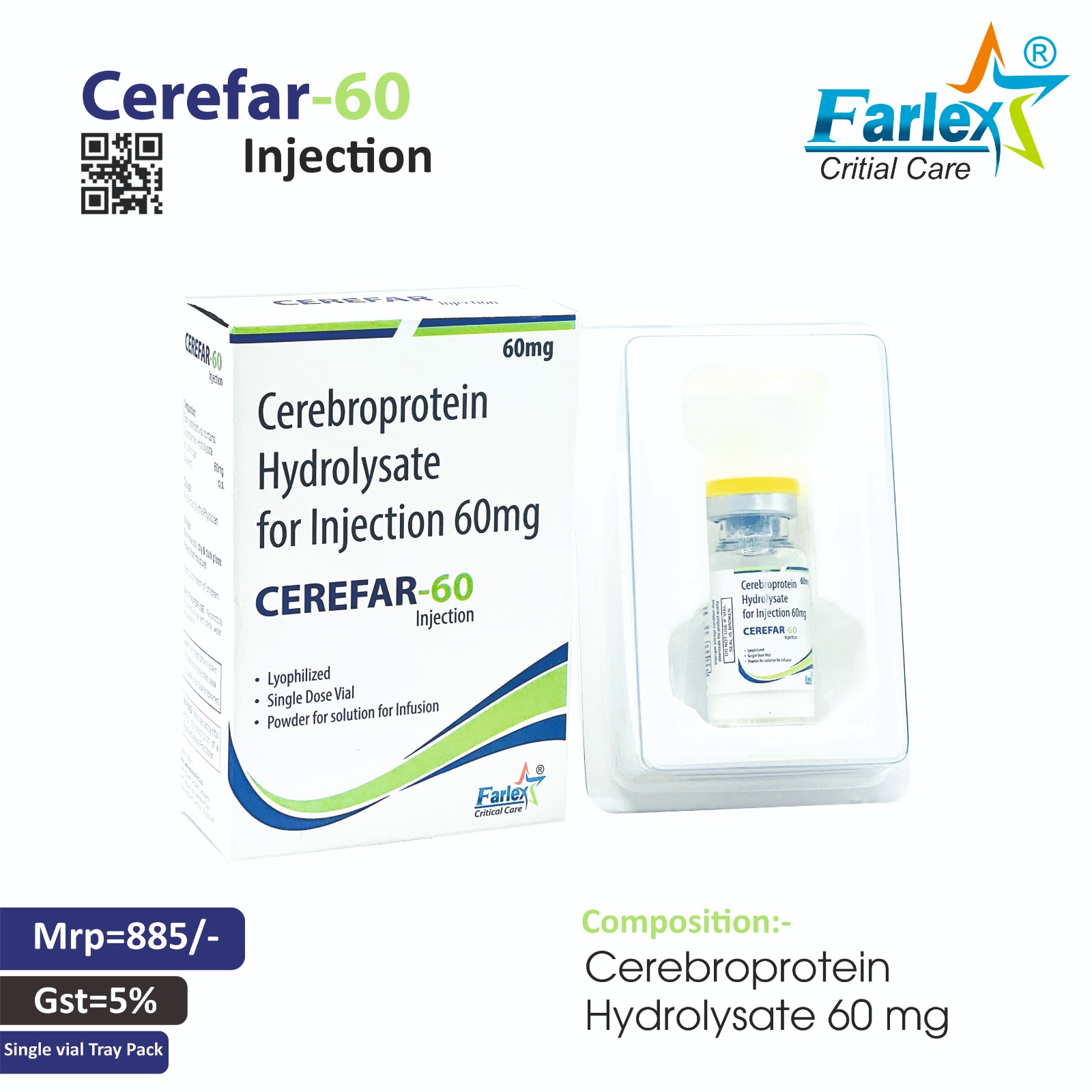 CEREFAR 60 INJECTION
