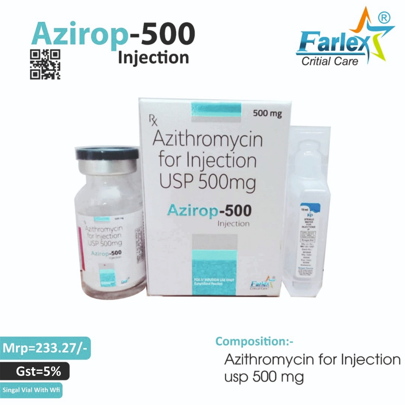 Azirop-500 Injection
